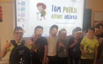 Kampanja »Tom potuje, otroke obiskuje« na naši šoli